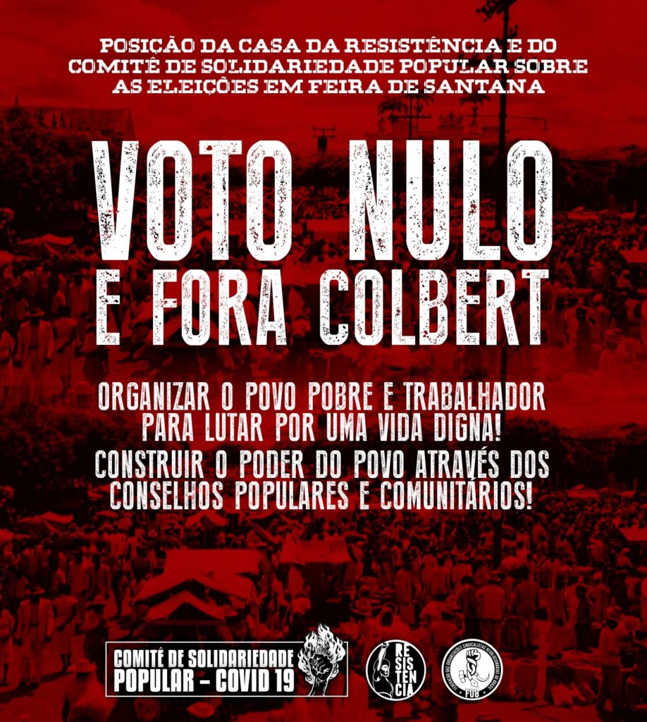 VOTO NULO E FORA COLBERT!